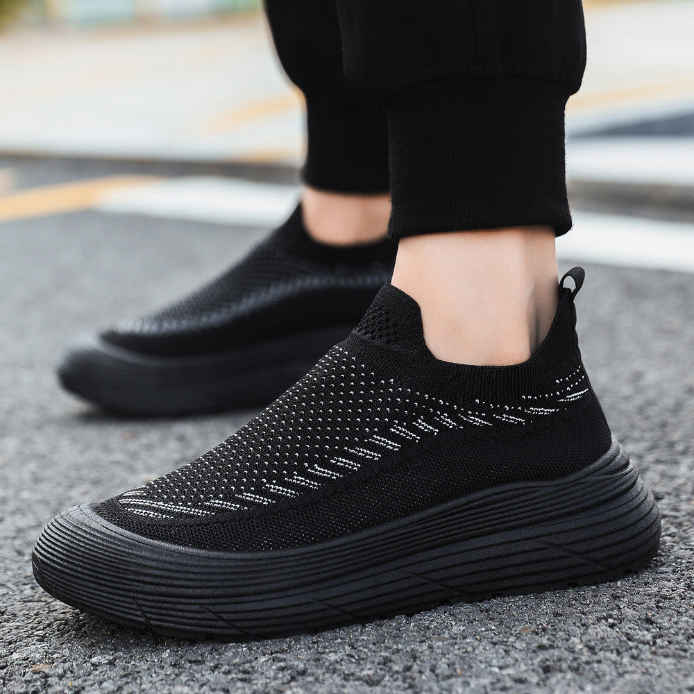 Damen Slip-On Sneakers mit atmungsaktivem Obermaterial von EB