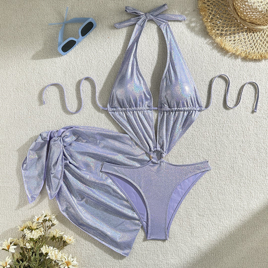 Damen Glamouröser Bikini mit einzigartigem Schnitt und verspielten Details EB