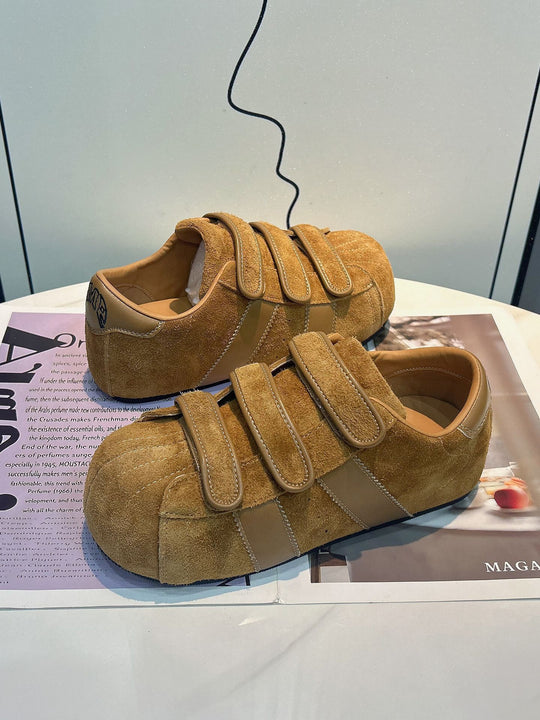 Damen Sportliche Clogs mit praktischen Klettverschluss und bequemer Dämpfung EB