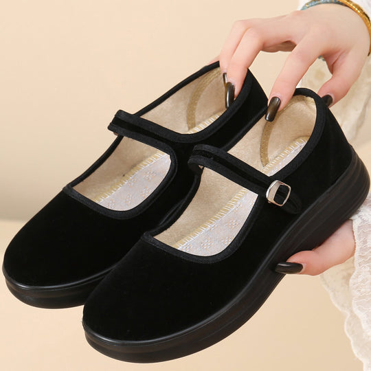 Damen Komfortable und stilvolle Schuhe mit verstellbarem Riemen EB