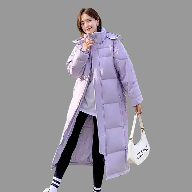 EB | Lange Gepolsterte Winterjacke