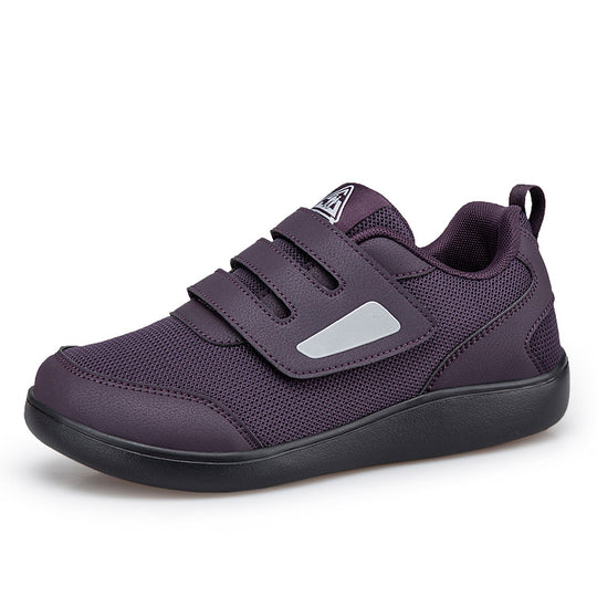 Damen Sportliche Slip-On Sneakers mit praktischen Klettverschlüssen EB
