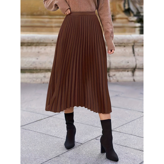 Damen Plisseerock mit hohem Bund und eleganter Ausstrahlung EB