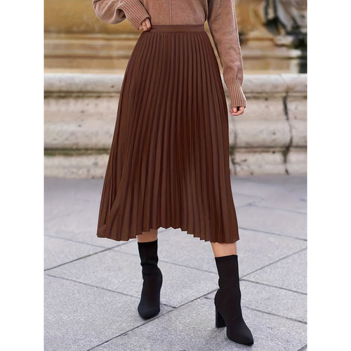 Damen Plisseerock mit hohem Bund und eleganter Ausstrahlung EB
