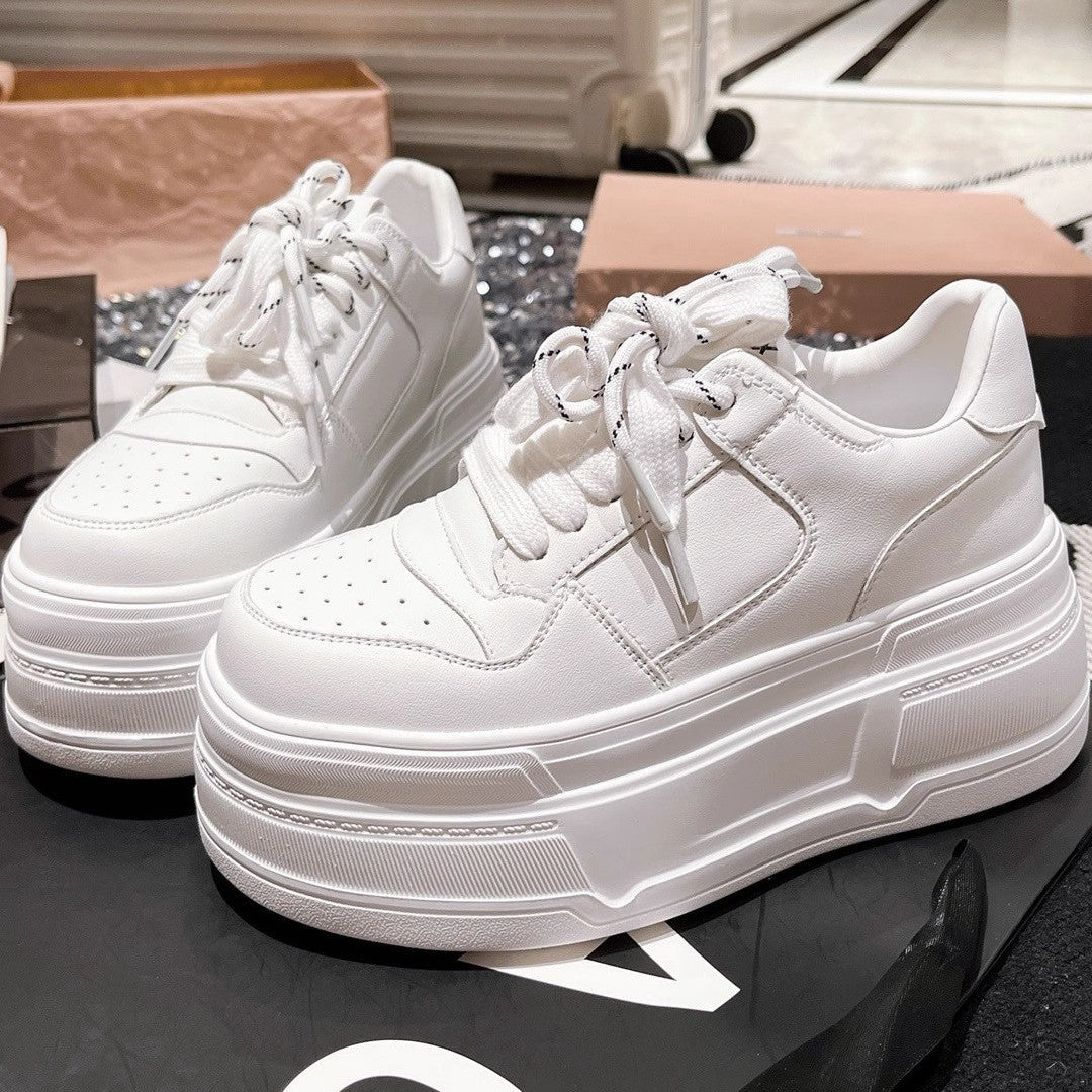 Damen Plateausneaker mit stylishem Design und atmungsaktivem Obermaterial EB