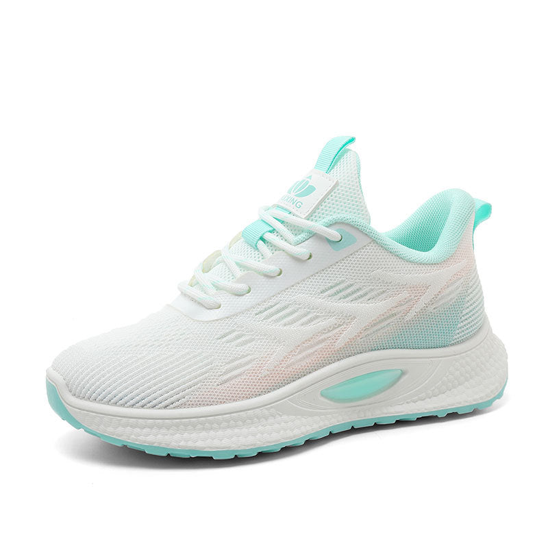 Damen Sportliche Lauf-Sneaker mit atmungsaktivem Mesh-Obermaterial und dämpfender Laufsohle EB