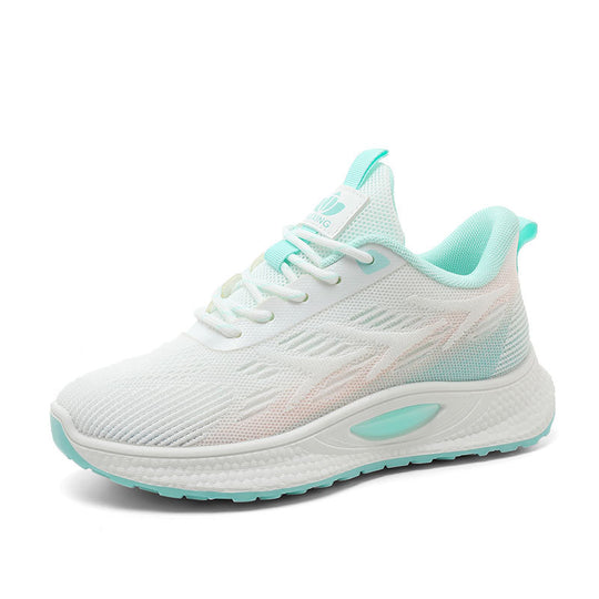 Damen Sportliche Lauf-Sneaker mit atmungsaktivem Mesh-Obermaterial und dämpfender Laufsohle EB