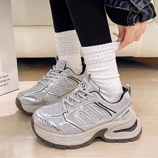 Damen Sportliche und stylische Sneakers EB