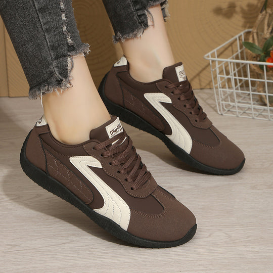 Damen Sportliche Freizeitsneaker mit atmungsaktiver Oberflächenstruktur EB