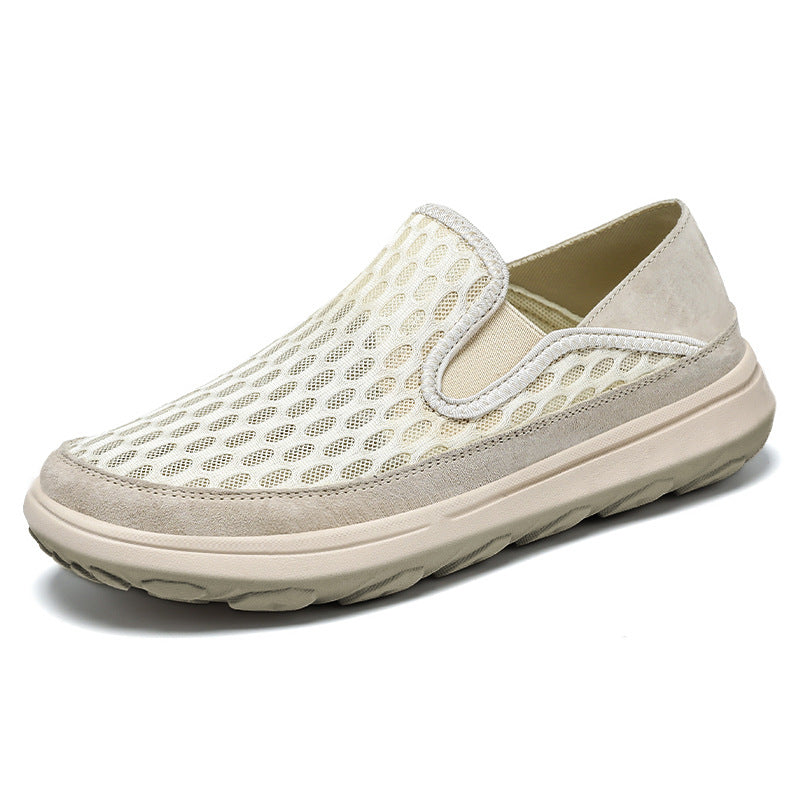 Damen Bequeme Slip-On Sportschuhe mit atmungsaktivem Obermaterial EB