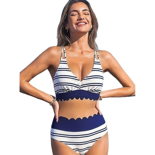 Damen Bicolor Bikini Set EB