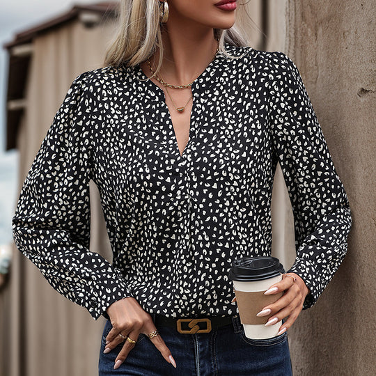 Damen elegantes und vielseitiges Blusenshirt EB