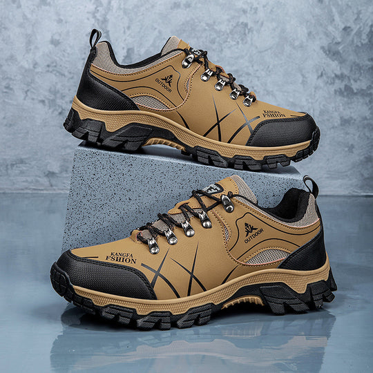 Herren nan robuste wasserabweisende Trekking-Schuhe mit profilierter Gummisohle EB