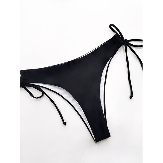 Damen Triangel-Bikini mit hohem Komfort und verspielten Bindebändern EB