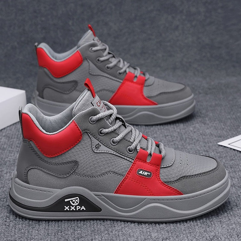 Damen Sportliche High-Top Sneakers mit stoßdämpfender Sohle und atmungsaktivem Obermaterial EB