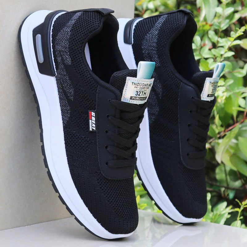 Damen Atmungsaktive Laufsneaker mit flexiblem Mesh-Obermaterial und dämpfender Sohle EB