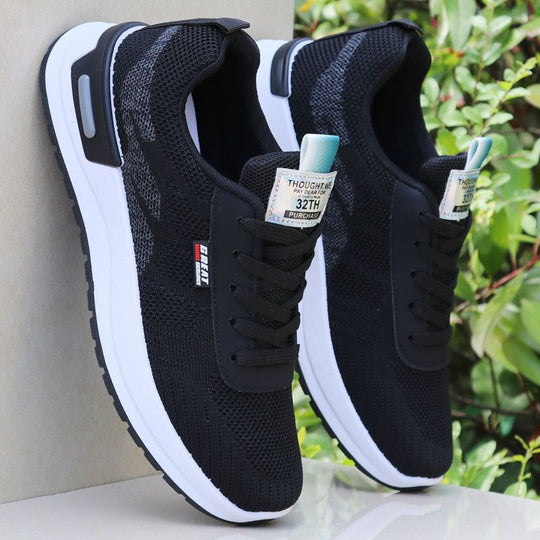 Damen Atmungsaktive Laufsneaker mit flexiblem Mesh-Obermaterial und dämpfender Sohle EB