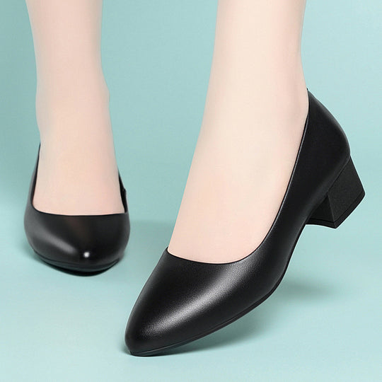 Damen Elegante Pumps mit bequemem Blockabsatz und modischem Design EB