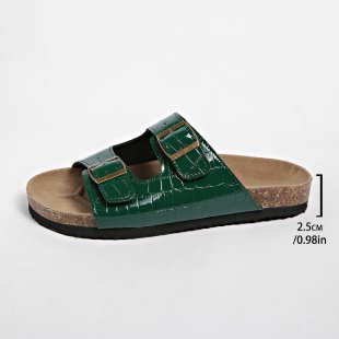 Damen Clogs mit verstellbaren Doppelschnallen EB