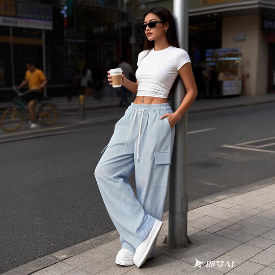 Damen Bequeme und stylische Freizeit-Hosen EB