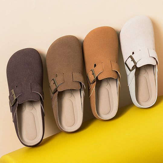 Damen Komfortable Clogs mit verstellbarem Riemen und anatomischer Fußbettgestaltung EB