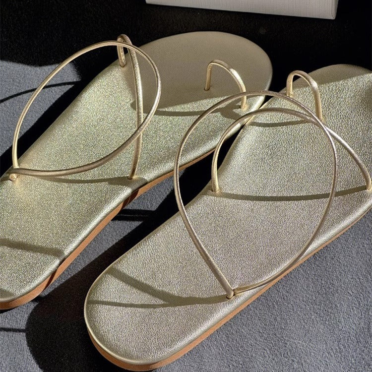 Damen Sandalen im eleganten Minimalistischen Design EB
