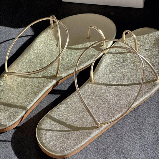Damen Sandalen im eleganten Minimalistischen Design EB