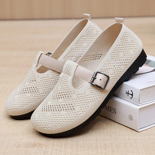 Damen Bequeme und atmungsaktive Clogs mit verstellbarem Riemen EB