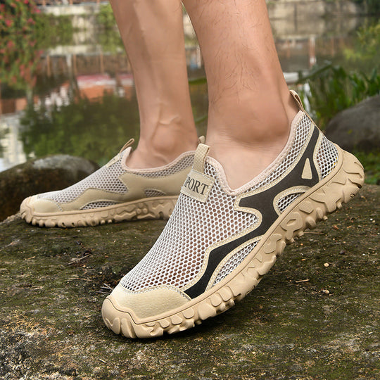 Herren Atmungsaktive Freizeit-Sneaker mit flexibler Gummisohle EB