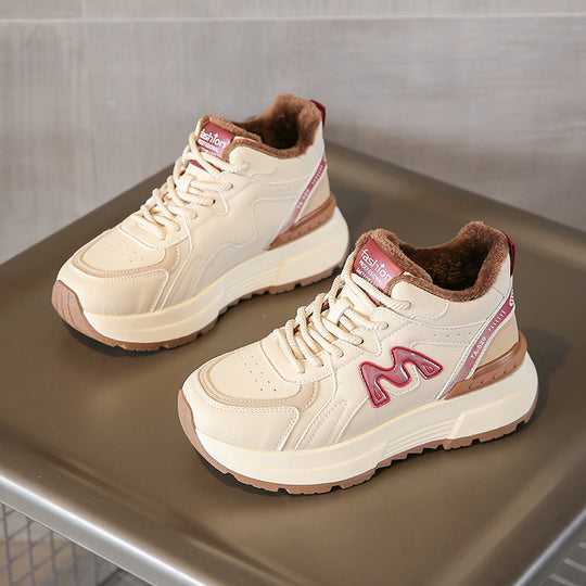 Damen Winterliche Sneaker mit kuscheligem Innenfutter und rutschfester Sohle EB