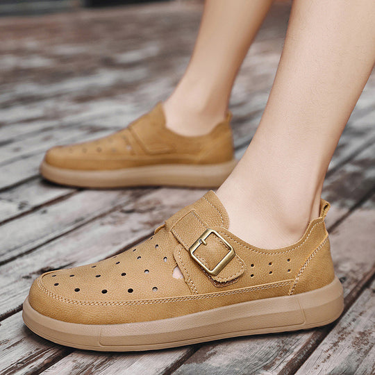 Damen Atmungsaktive Freizeitsneaker mit modischer Schnalle EB