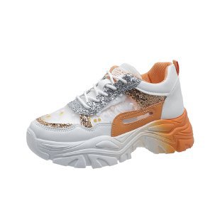 Damen Chunky Sneakers mit Glitzerdetails und ergonomischer Sohle EB