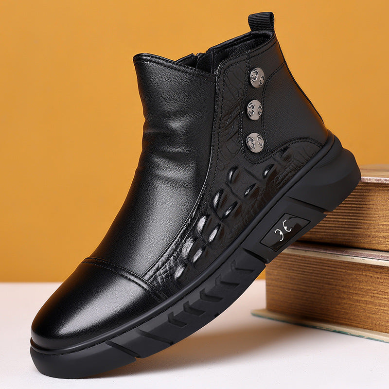 Damen Stiefeletten mit praktischem Reißverschluss und robustem Profil EB
