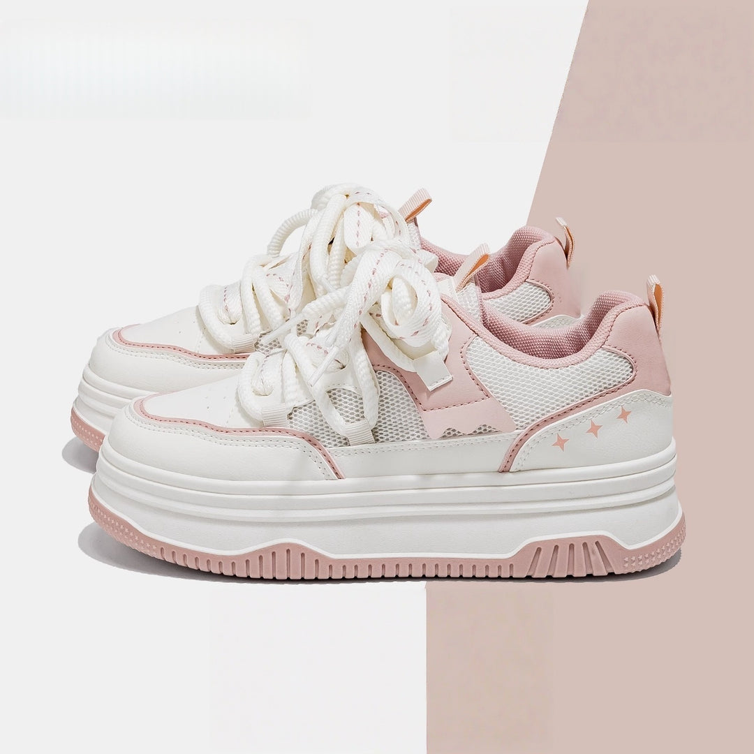 Damen Sneaker mit dämpfender Sohle und atmungsaktivem Mesh von EB
