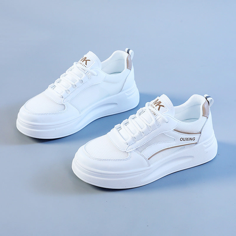 Damen modische Sneaker mit atmungsaktivem Obermaterial und dämpfender Sohle EB