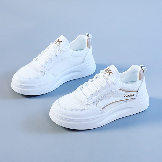 Damen modische Sneaker mit atmungsaktivem Obermaterial und dämpfender Sohle EB