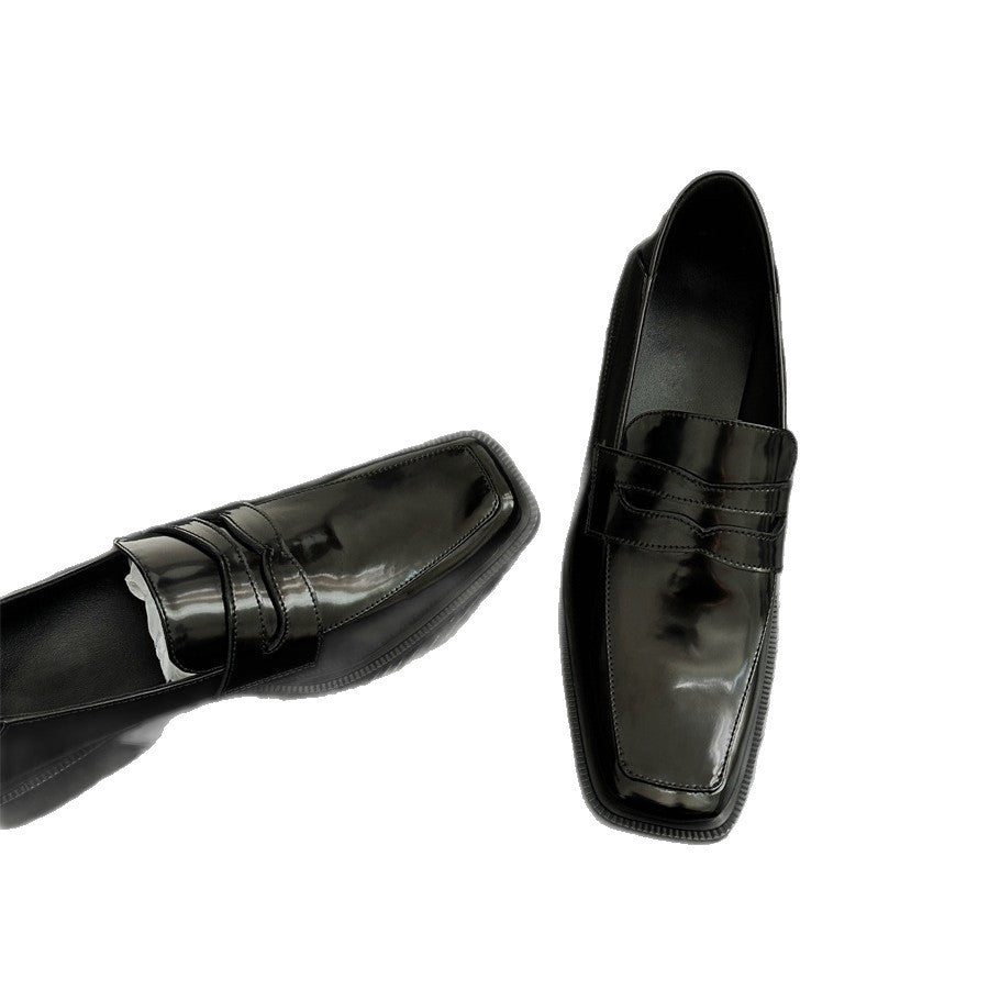 Damen elegante Loafers mit hochwertiger Lederoberfläche und modischem Design EB