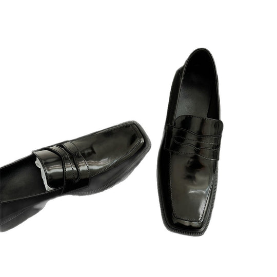 Damen elegante Loafers mit hochwertiger Lederoberfläche und modischem Design EB