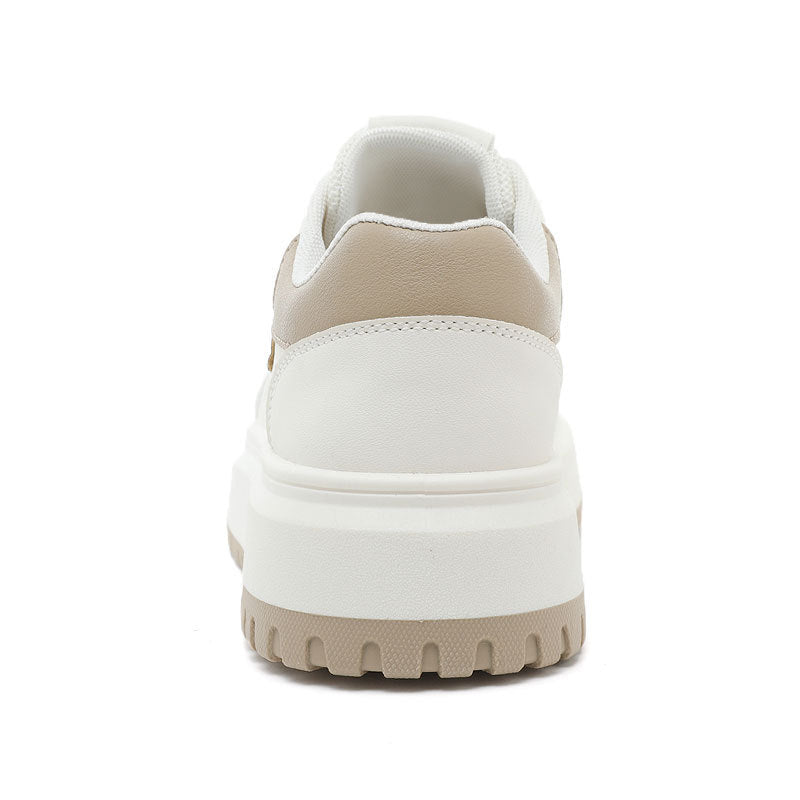 Damen Sportliche Sneakers mit hohem Plateau und atmungsaktivem Obermaterial EB