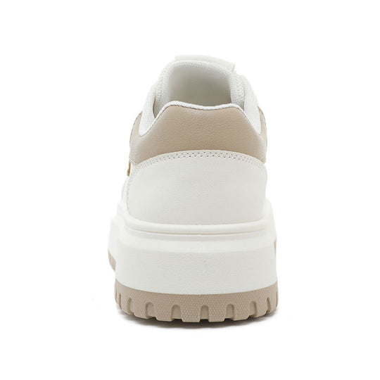 Damen Sportliche Sneakers mit hohem Plateau und atmungsaktivem Obermaterial EB