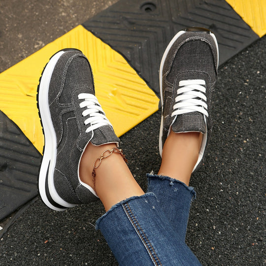 Damen Freizeit-Sneaker mit atmungsaktivem Obermaterial und dämpfender Sohle EB