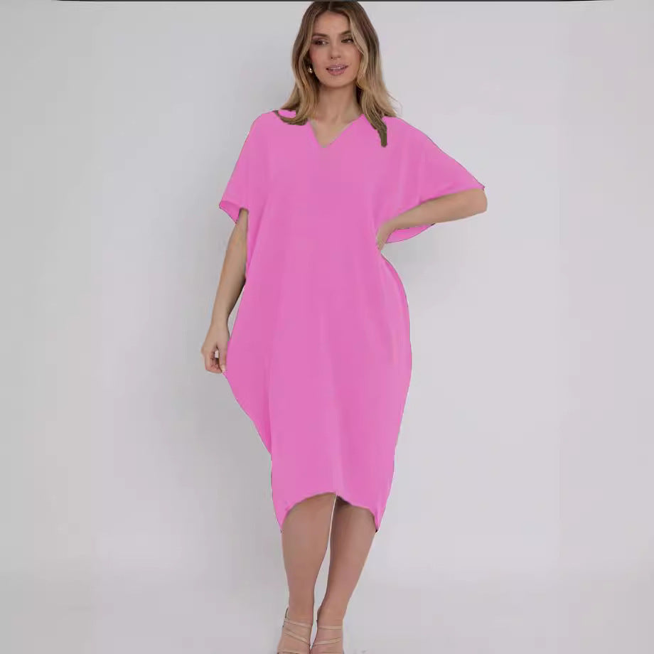 Damen Übergröße Sommerkleid EB