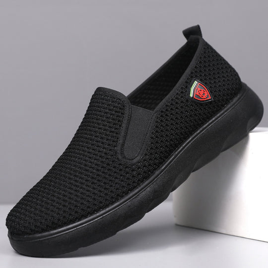 Damen Komfortable Slip-On Sneakers mit atmungsaktivem Obermaterial EB