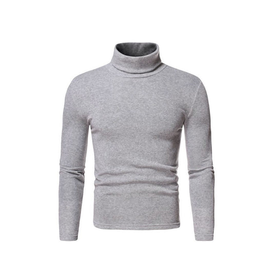 Herren Rollkragenpullover aus weichem Stretchmaterial EB