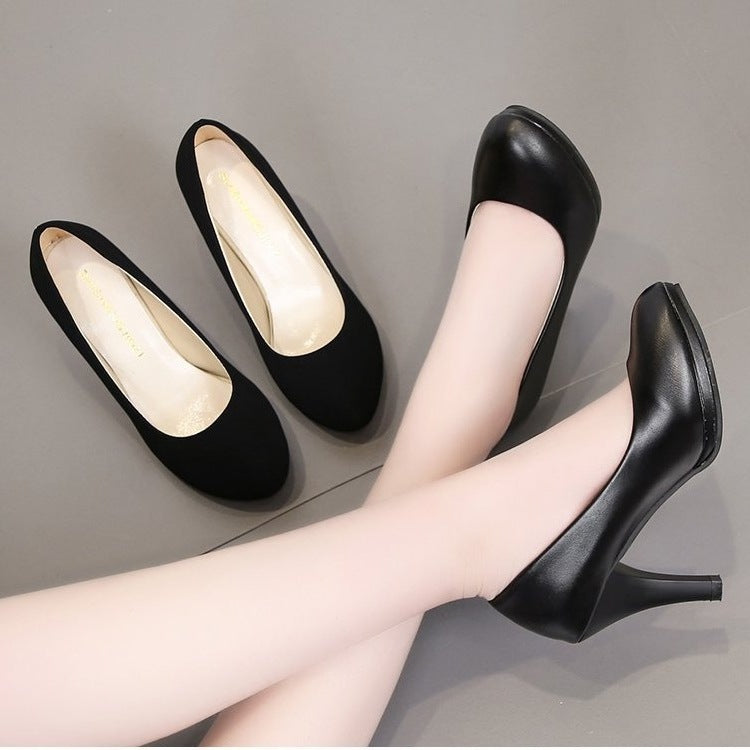 Damen elegante Pumps mit komfortablem Blockabsatz EB 1782226294
