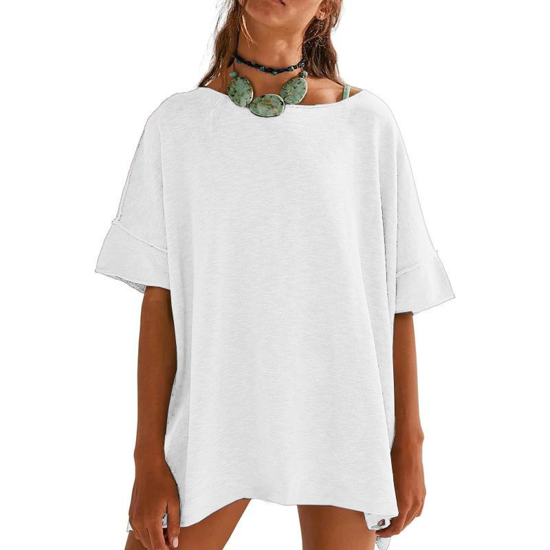 Damen Oversized Relaxed Fit T-Shirt EB