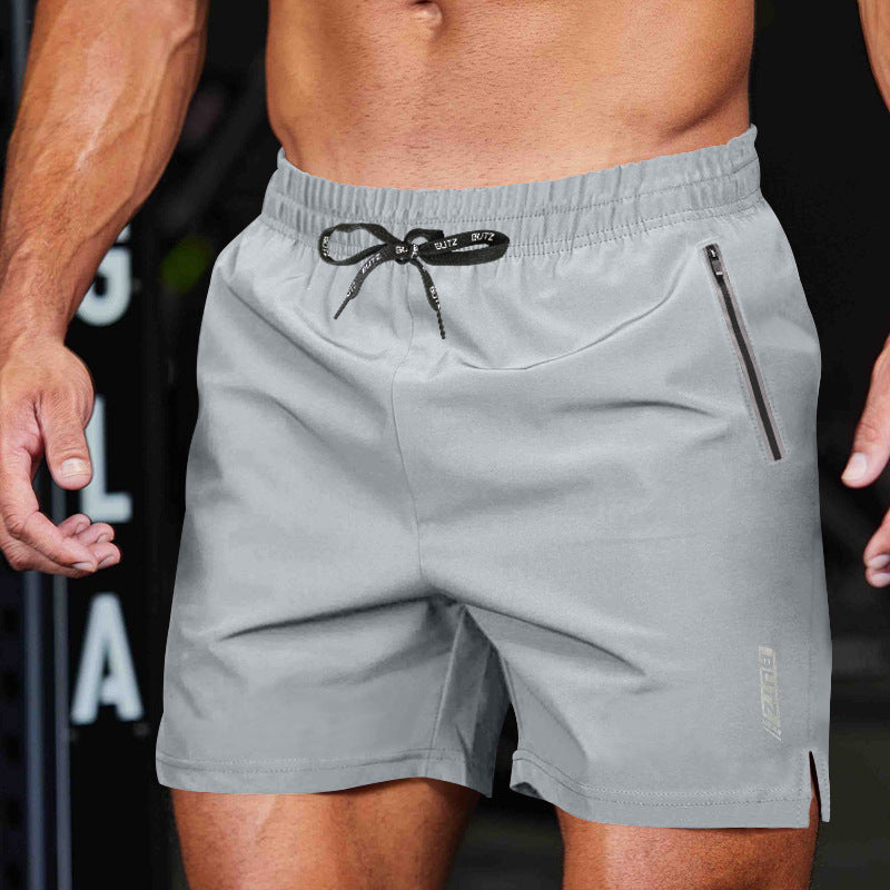 Herren Sportliche Multifunktions-Shorts mit schnell trocknender Technologie und praktischen Reißverschlusstaschen EB