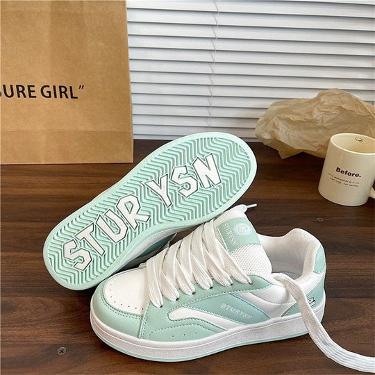 Damen Sportliche Freizeitsneaker mit atmungsaktiver Oberfläche und gepolsterter Innensohle EB