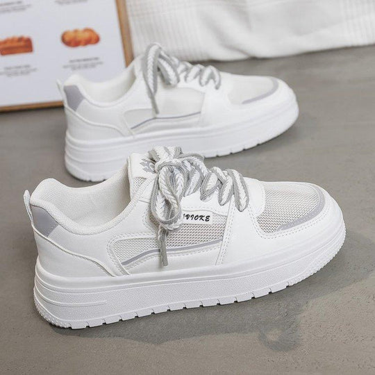 Damen Sportliche Sneakers mit luftiger Mesh-Oberfläche und dämpfender Sohle EB