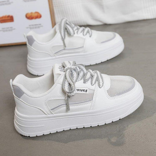 Damen Sportliche Sneakers mit luftiger Mesh-Oberfläche und dämpfender Sohle EB